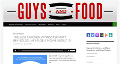 Desktop Screenshot of guysandfood.com